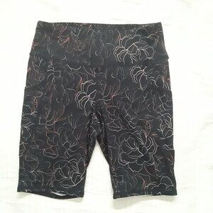 EUC J Jill Women’s Fit Performance Bike Shorts Navy Blue Size XS